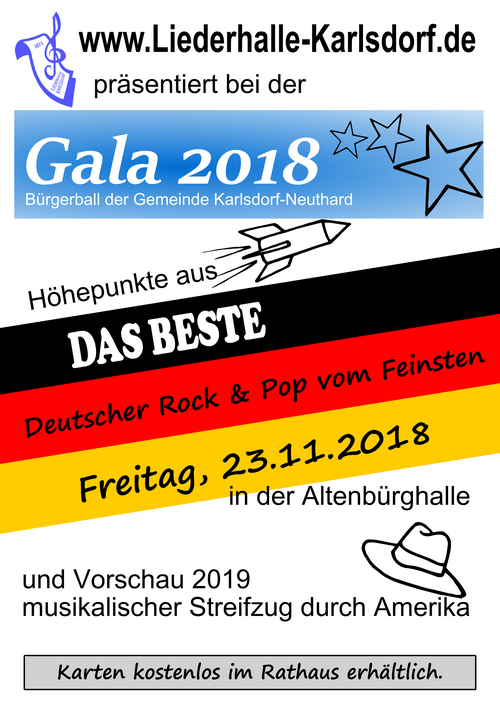 Bildergalerie Liederhalle Karlsdorf